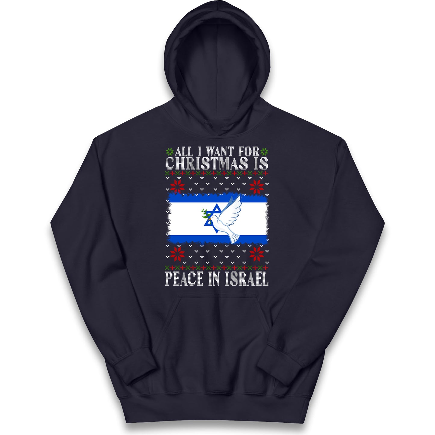 peace in israel hoodie