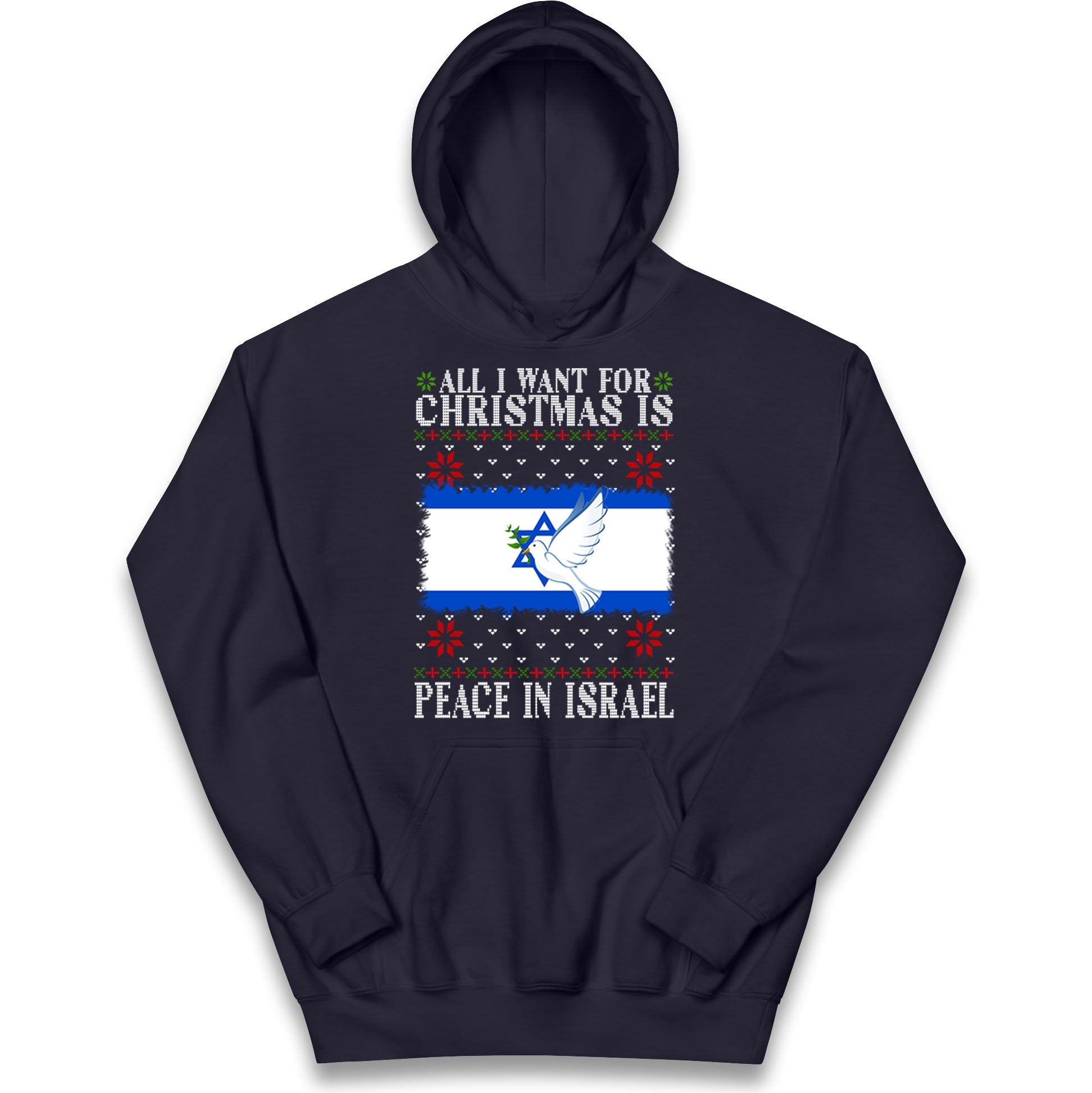 peace in israel hoodie
