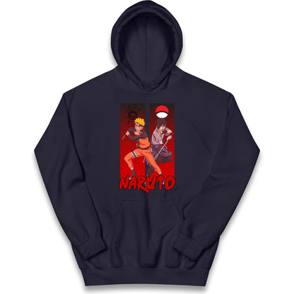 naruto eight trigrams sealing and sasuke uchiha crest hoodie