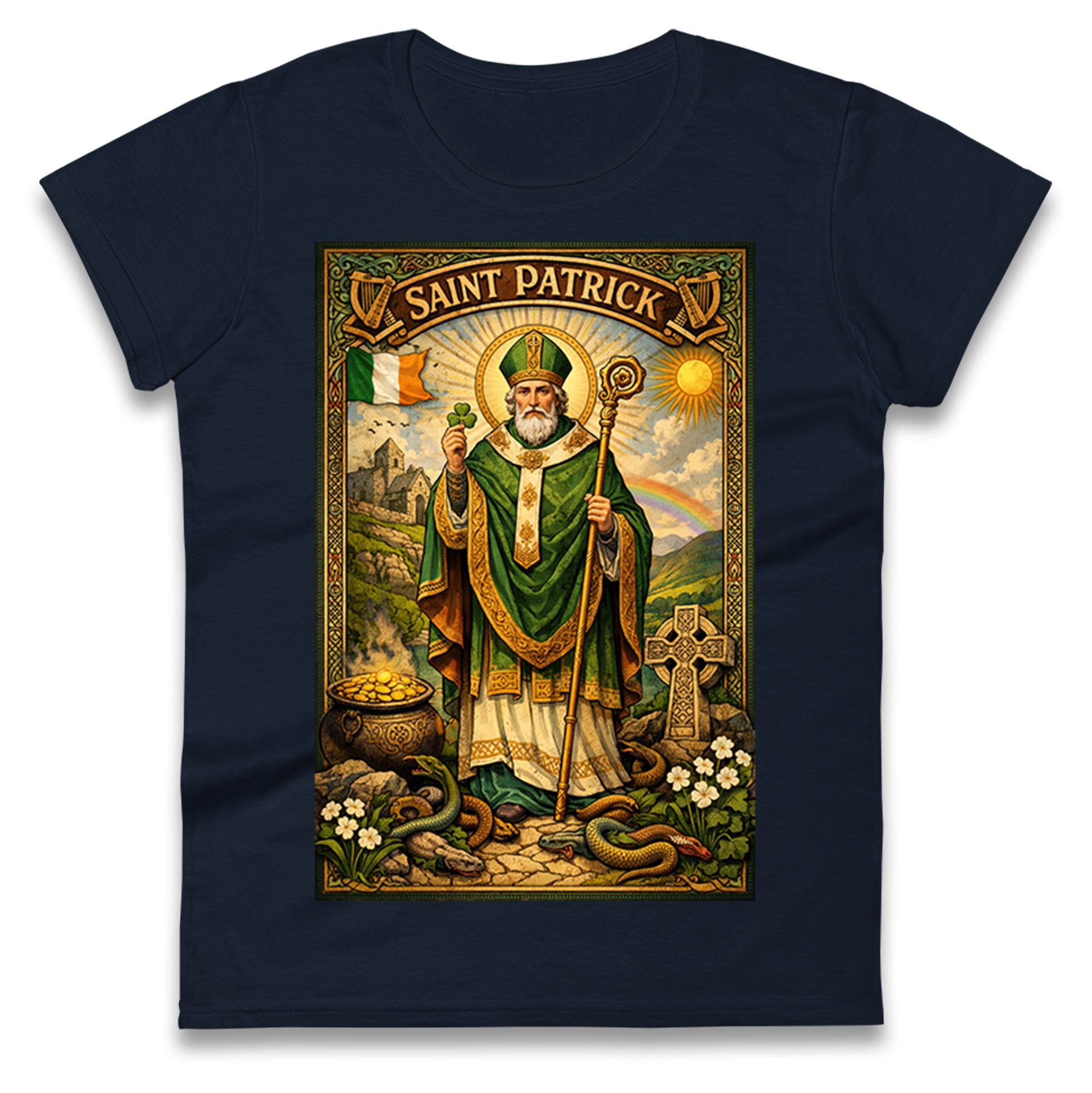Saint Patrick Ladies T Shirt 