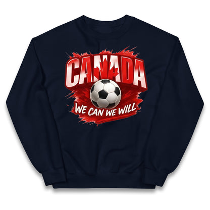 Canada Retro World Cup Kids Jumper