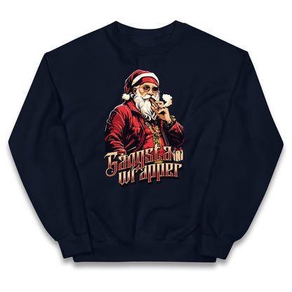 Santa Claus Gangster Kids Jumper