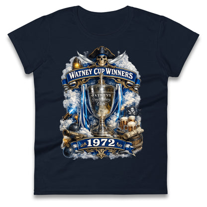 Retro Bristol Rovers Football Ladies T Shirt