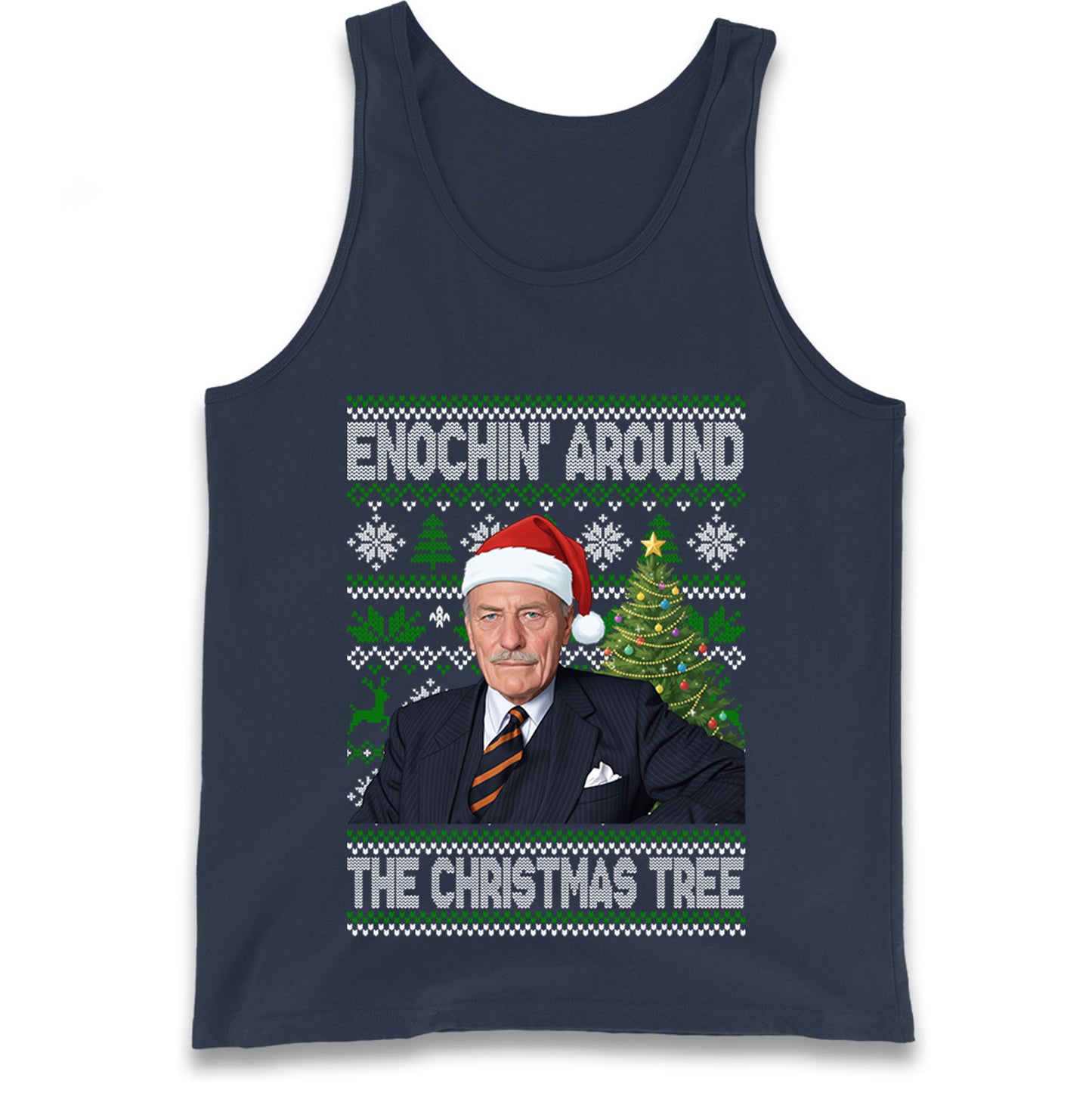 Enoch Powell Enochin Around the Christmas Tree Christmas Tank Top