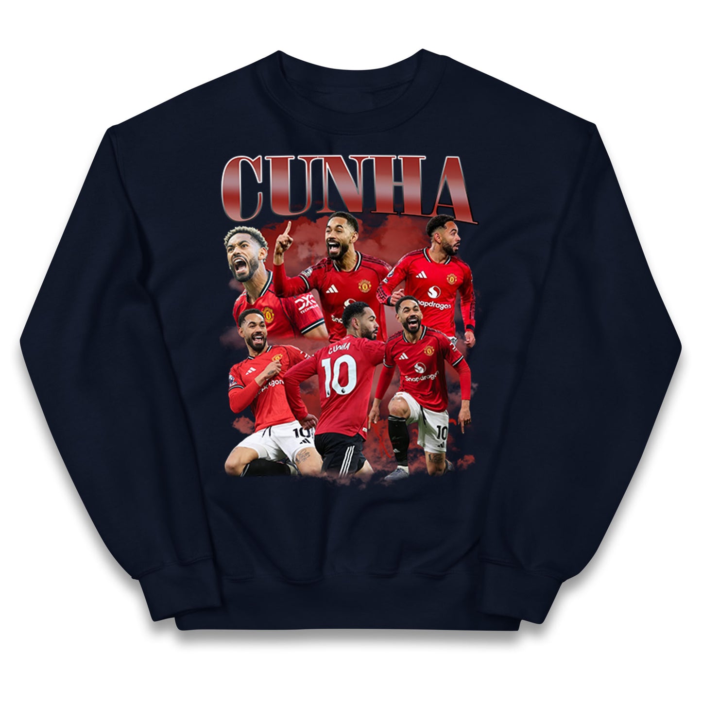 Matheus Cunha Manchester United Kids Jumper