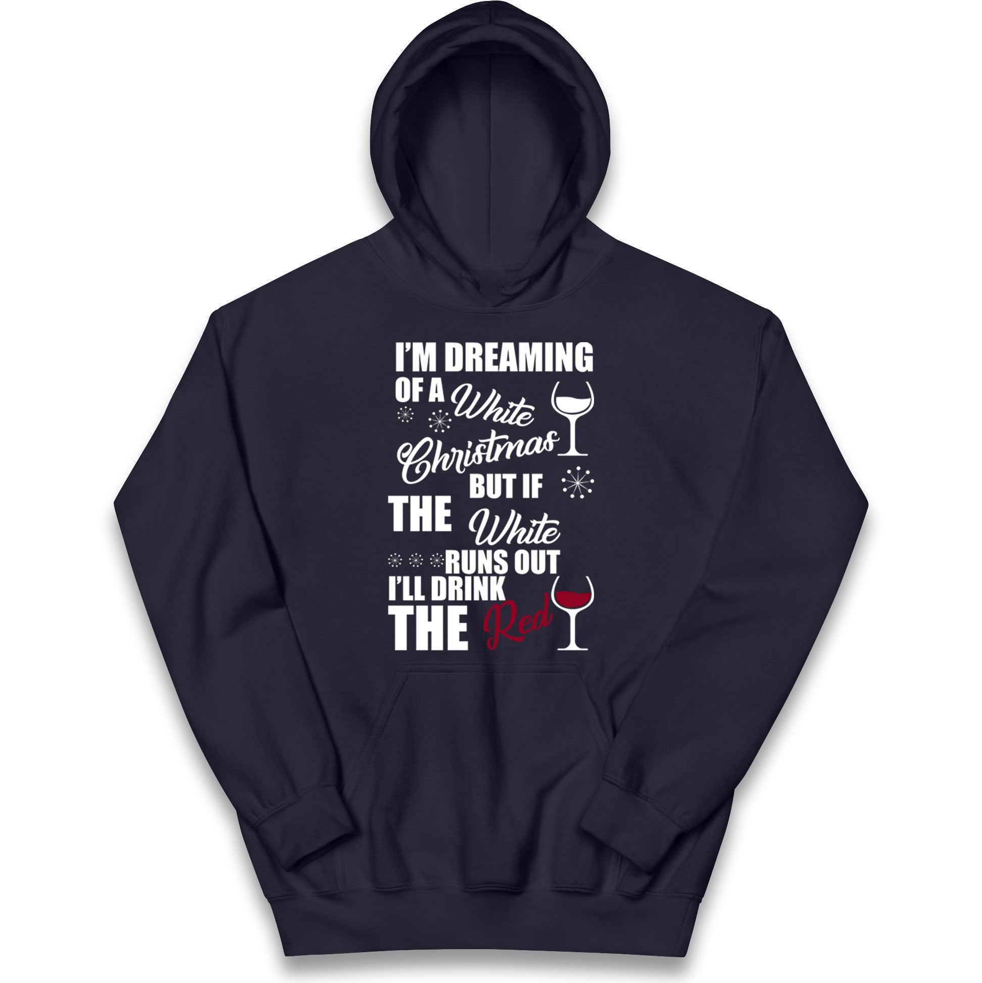 Wine Christmas Kids Hoodie