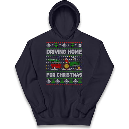 John Deere Christmas Kids Hoodie