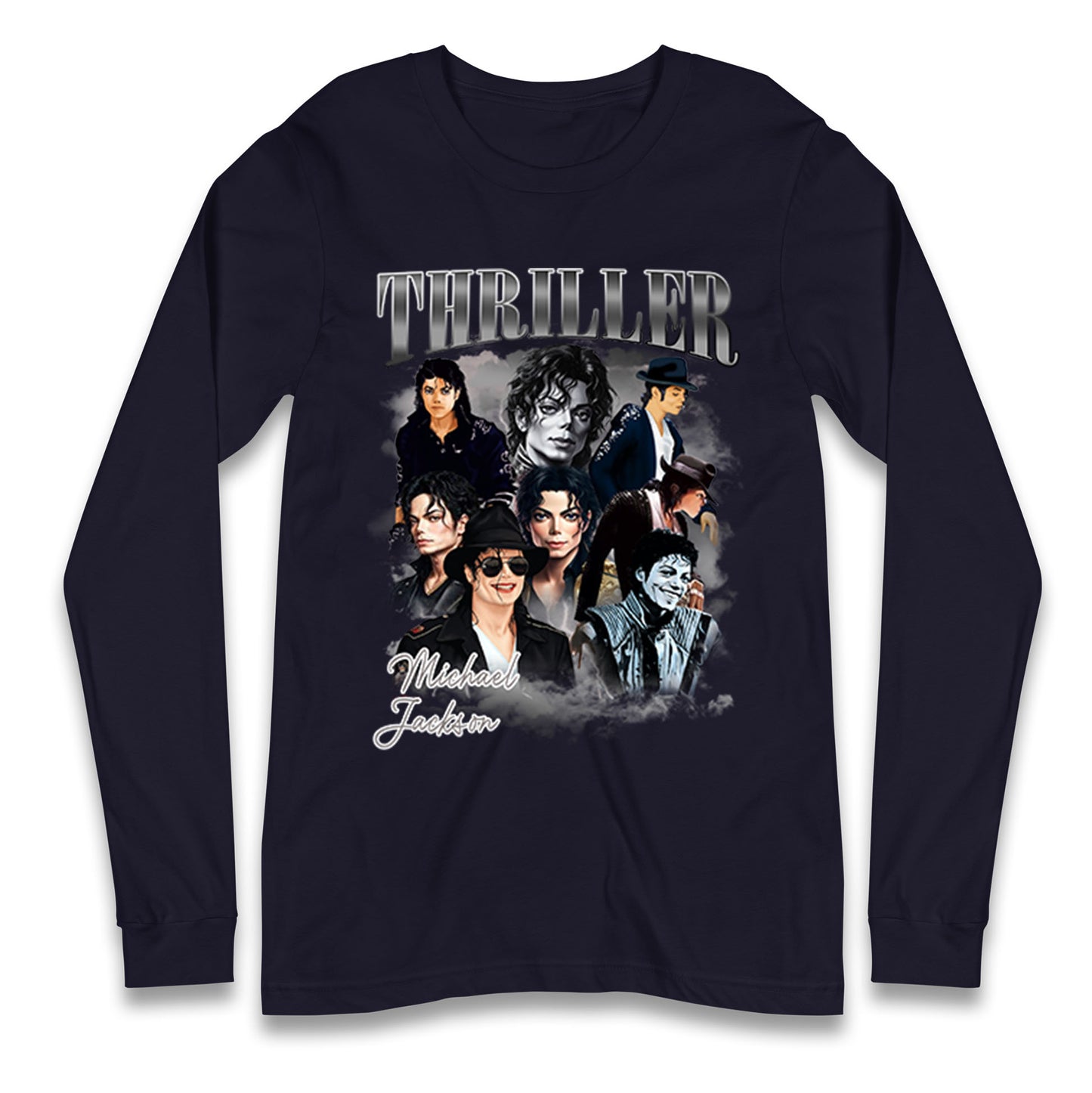 Michael Jackson Thriller Bootleg Long Sleeve T Shirt