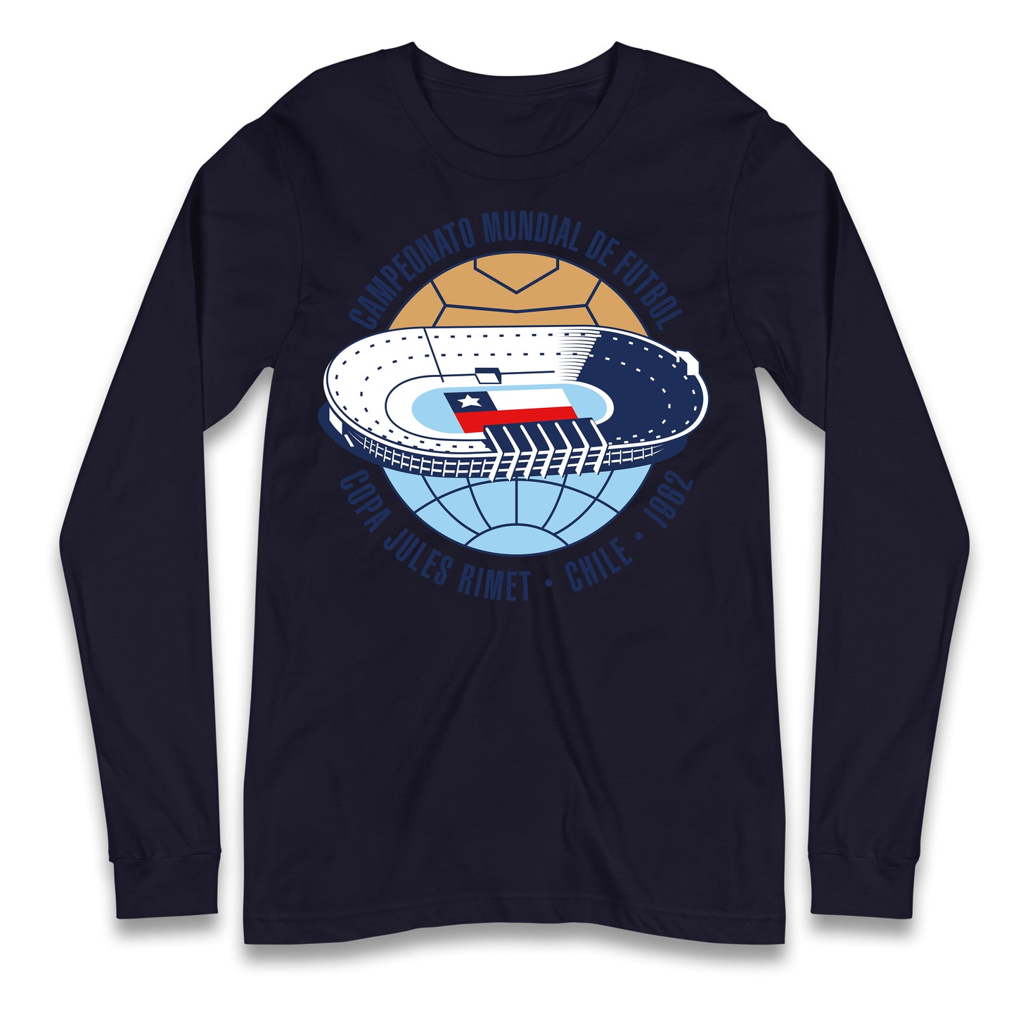 Chile 1962 Retro World Cup Longsleeve T Shirt