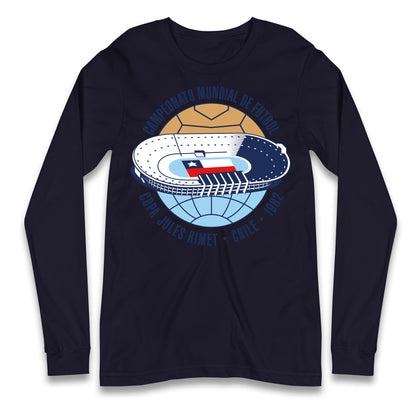 Chile 1962 Retro World Cup Longsleeve T Shirt