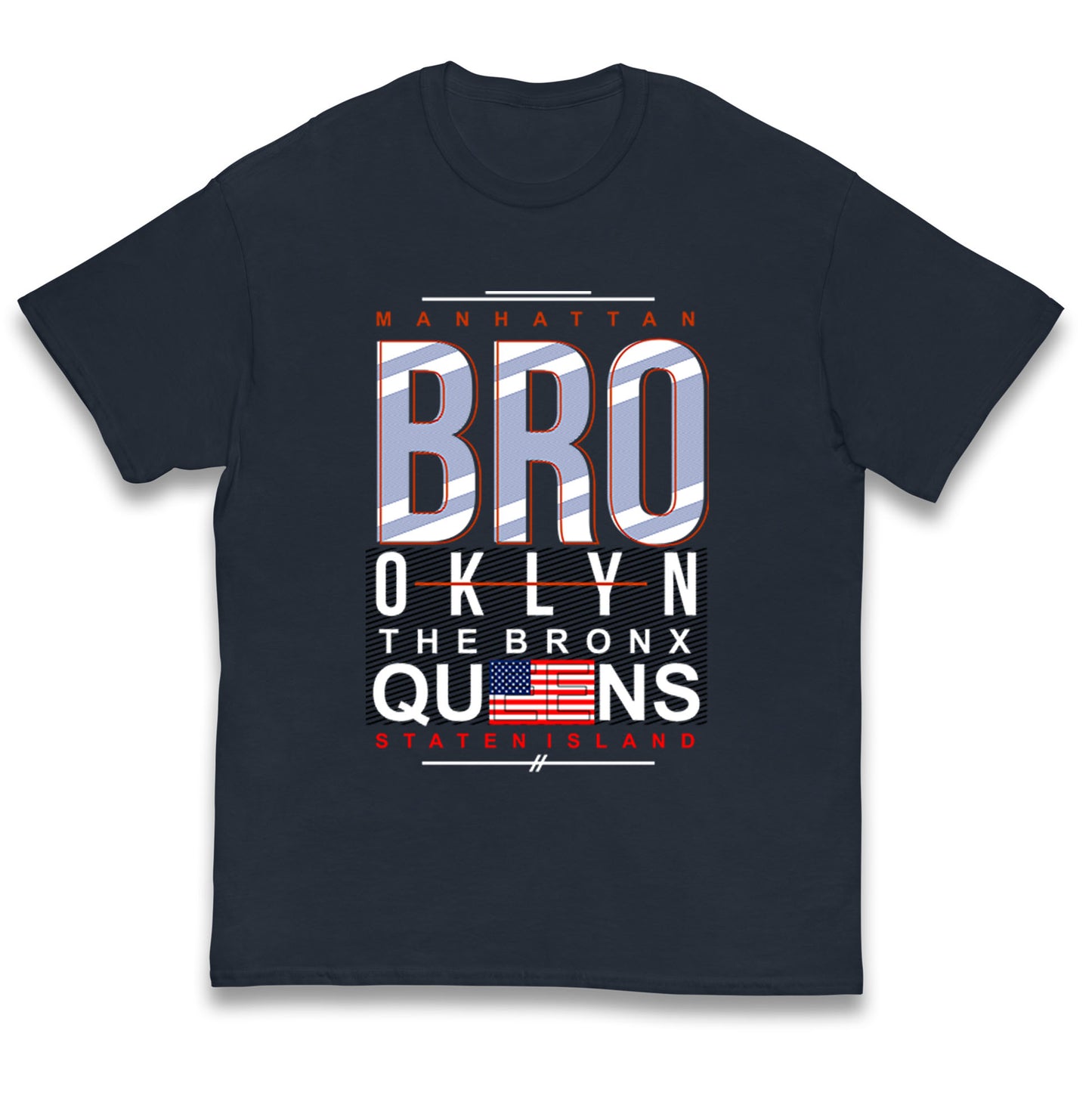 Brooklyn New York State Kids T Shirt