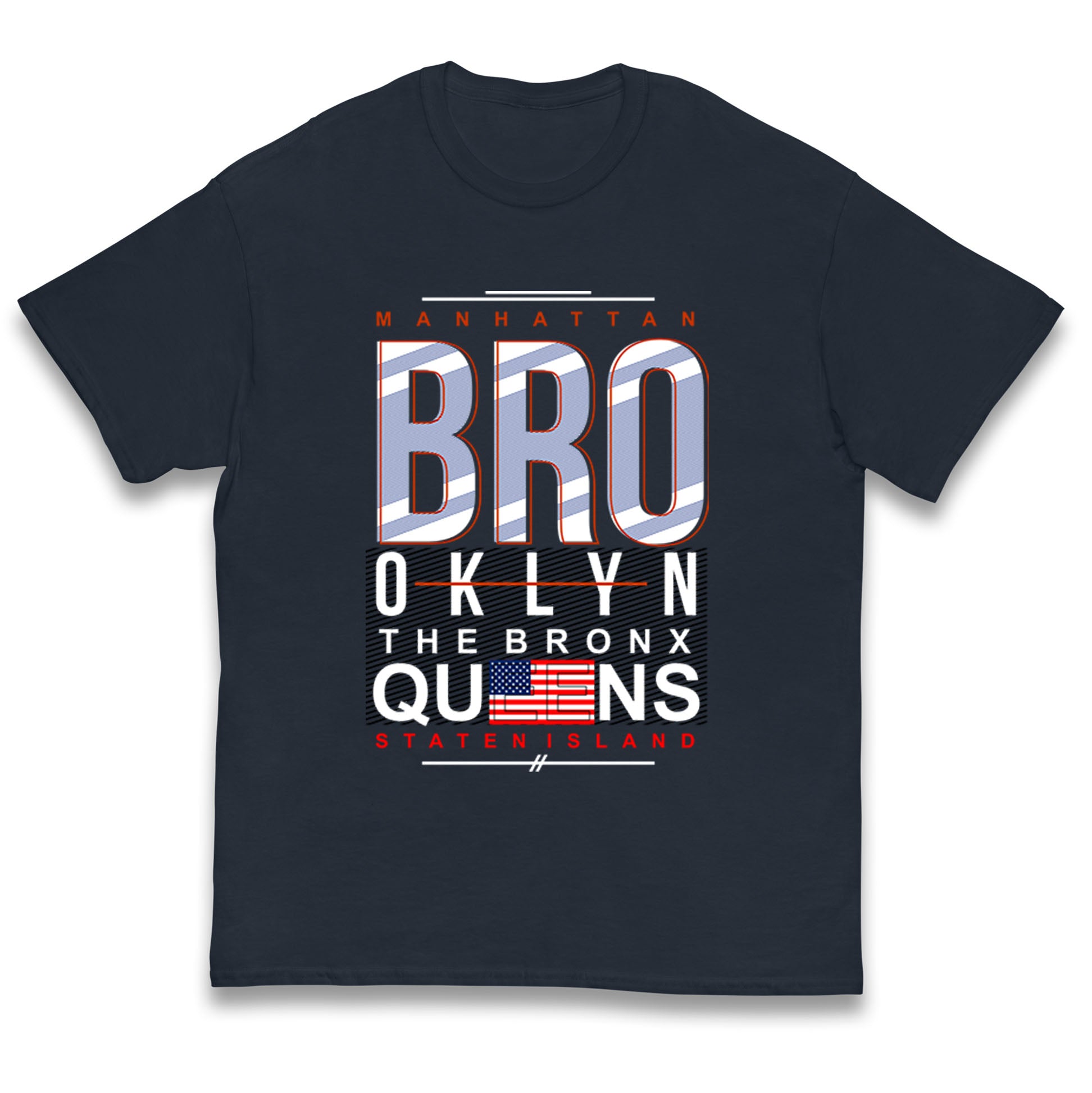 Brooklyn New York State Kids T Shirt