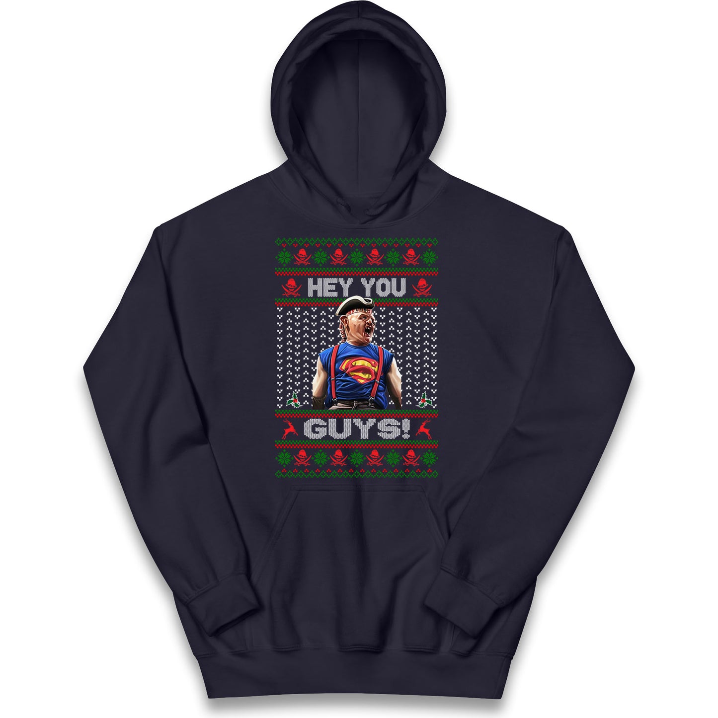 Goonies Sloth Christmas Kids Hoodie
