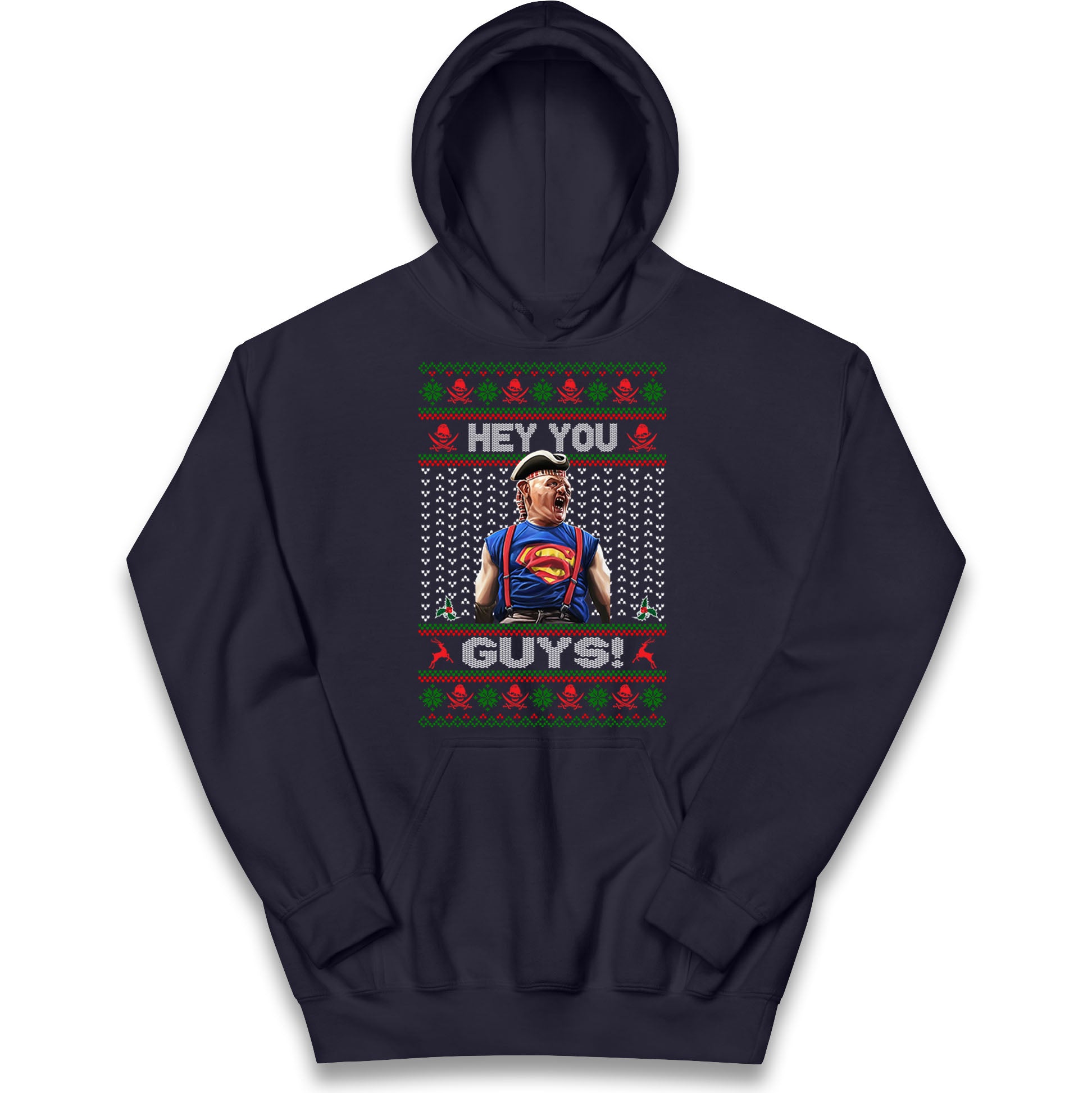 Goonies Sloth Christmas Kids Hoodie