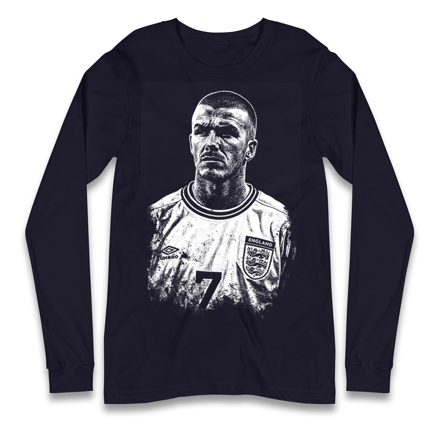 Bavid Beckham England Longsleeve T Shirt