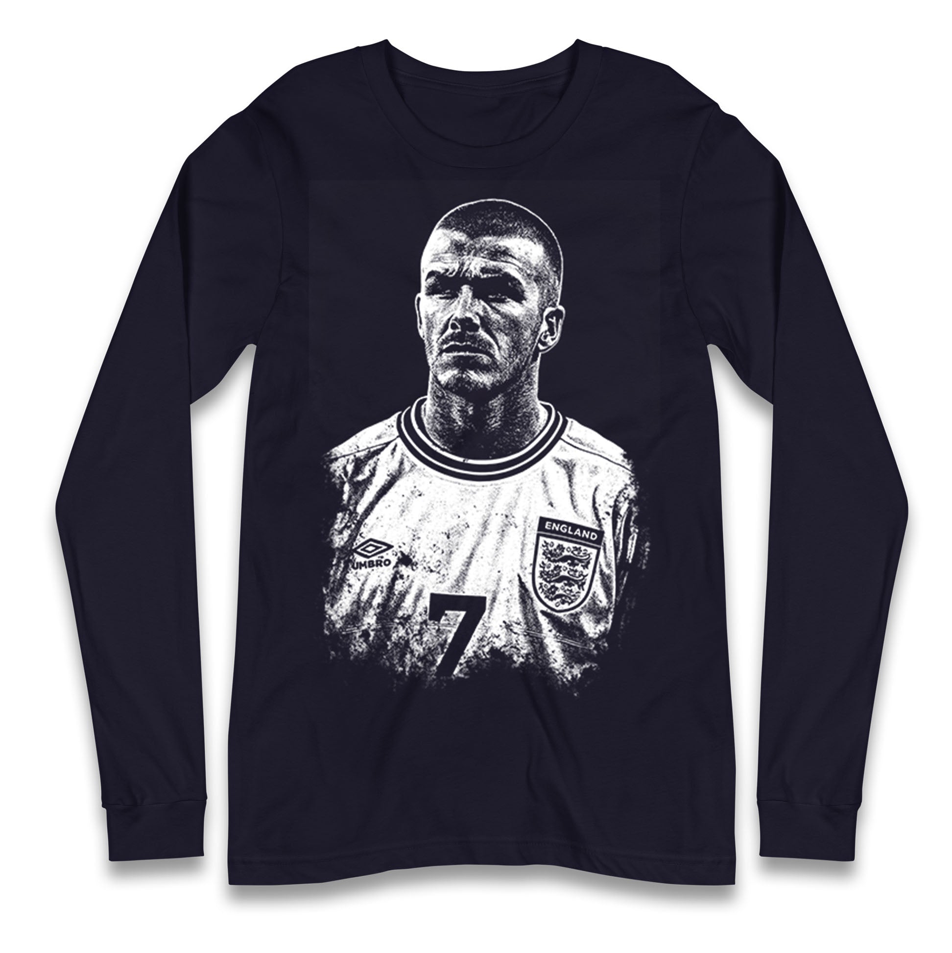Bavid Beckham England Longsleeve T Shirt