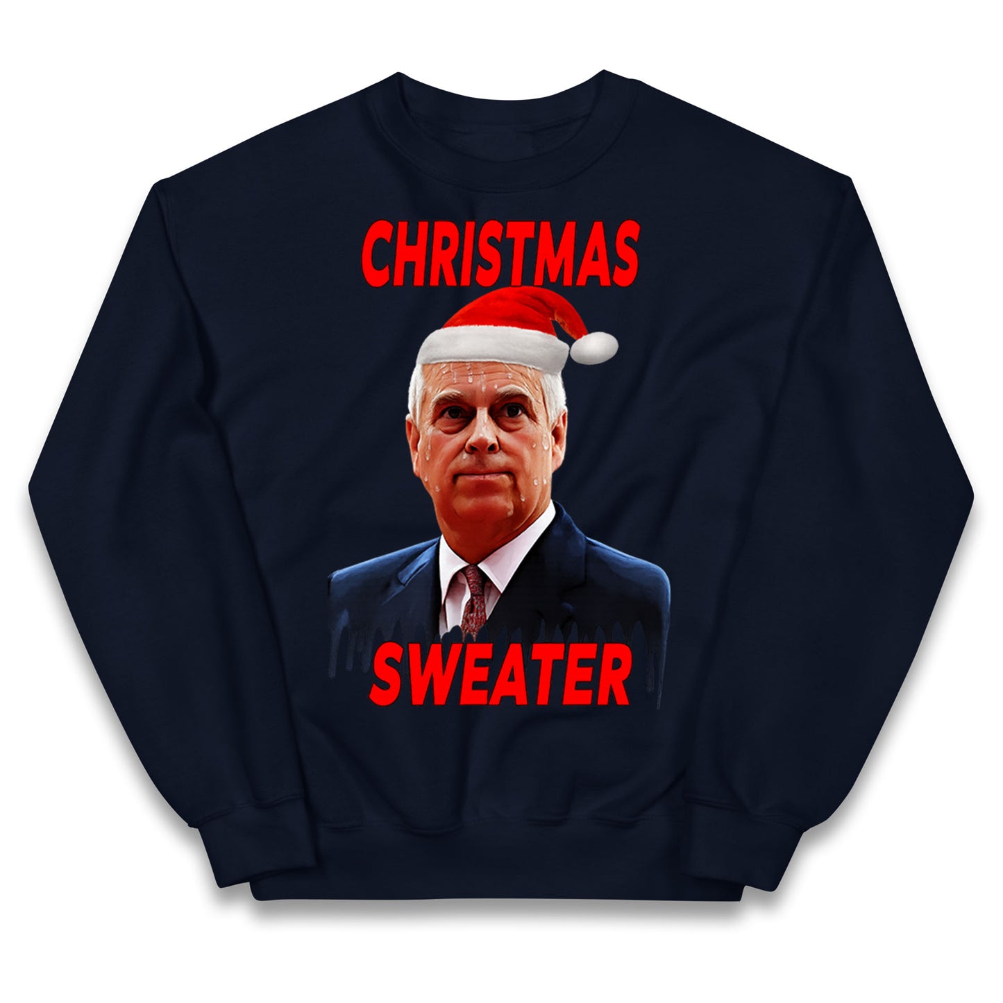 Prince Andrew Christmas Kids Jumper