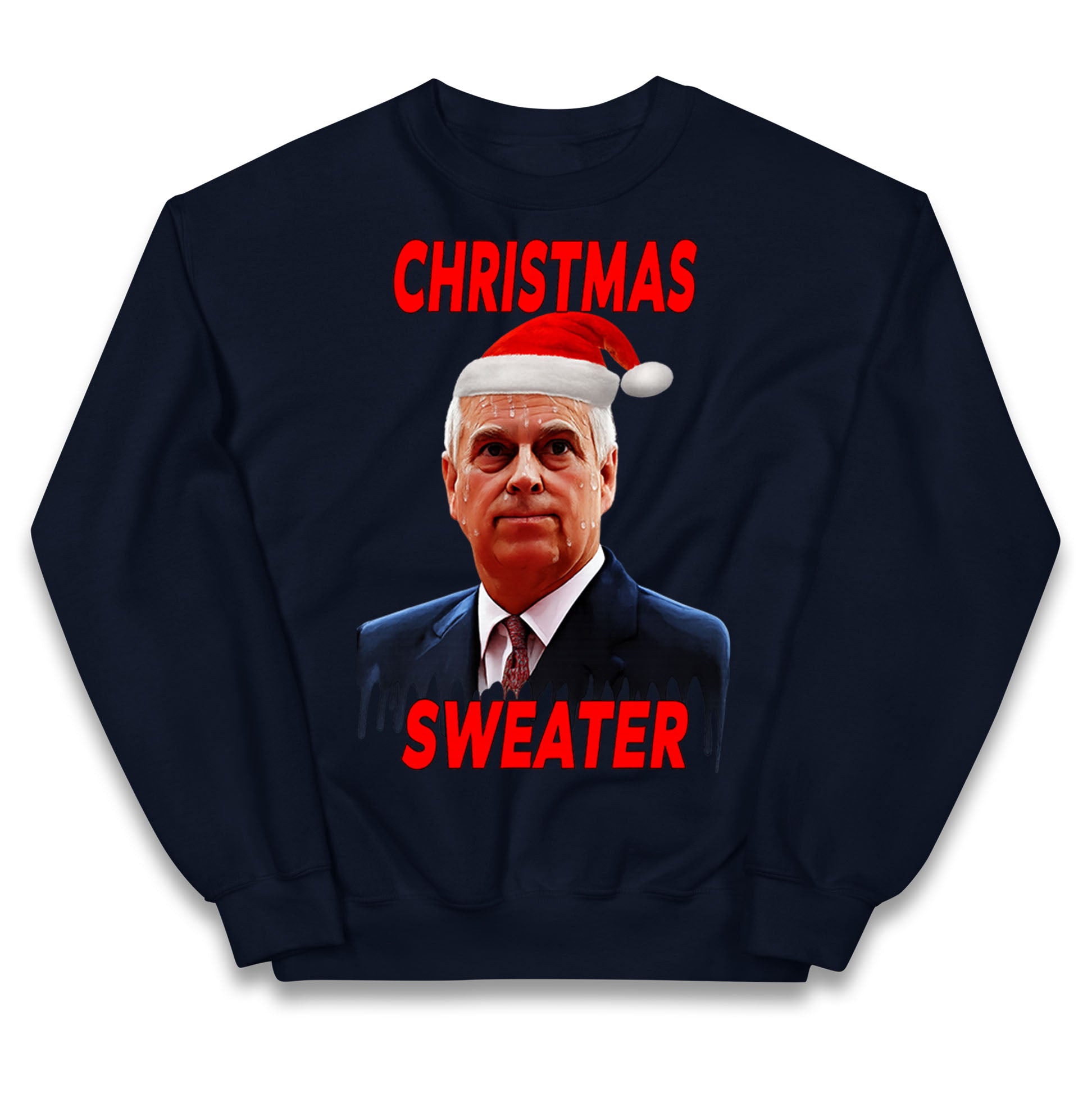 Prince Andrew Christmas Kids Jumper