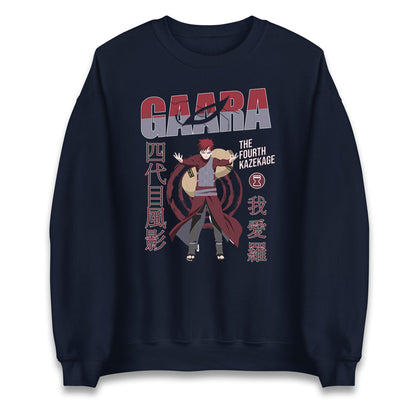 naruto shippuden gaara the fourth kazekage sweatshirt