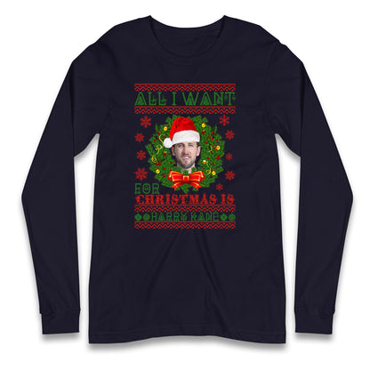 harry kane christmas long sleeve t shirt