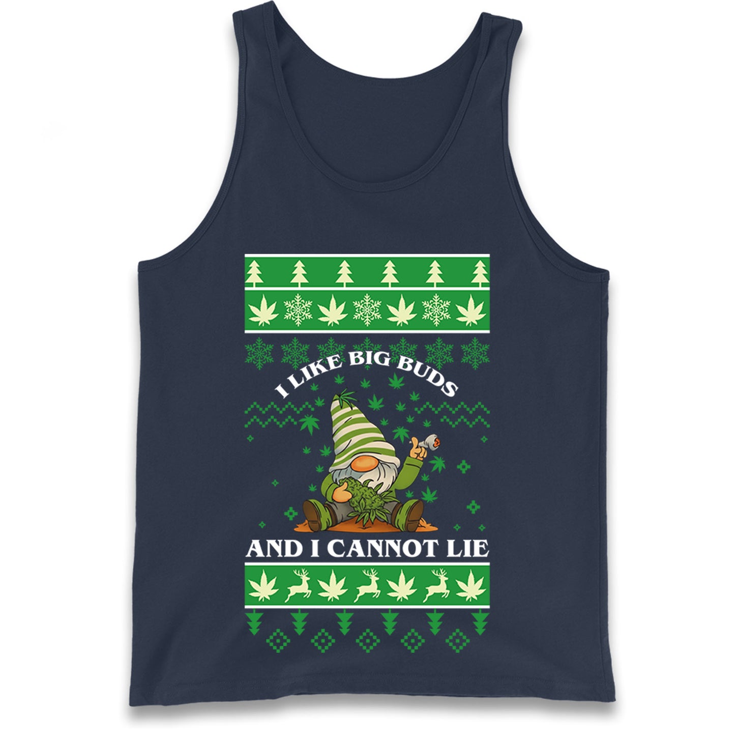 Cannabis Christmas Tank Top