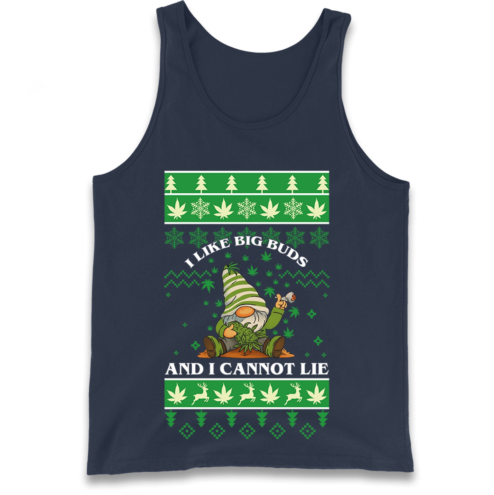 Cannabis Christmas Tank Top