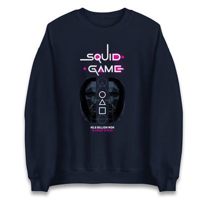 Squid Game Black Mask Sweatshirt