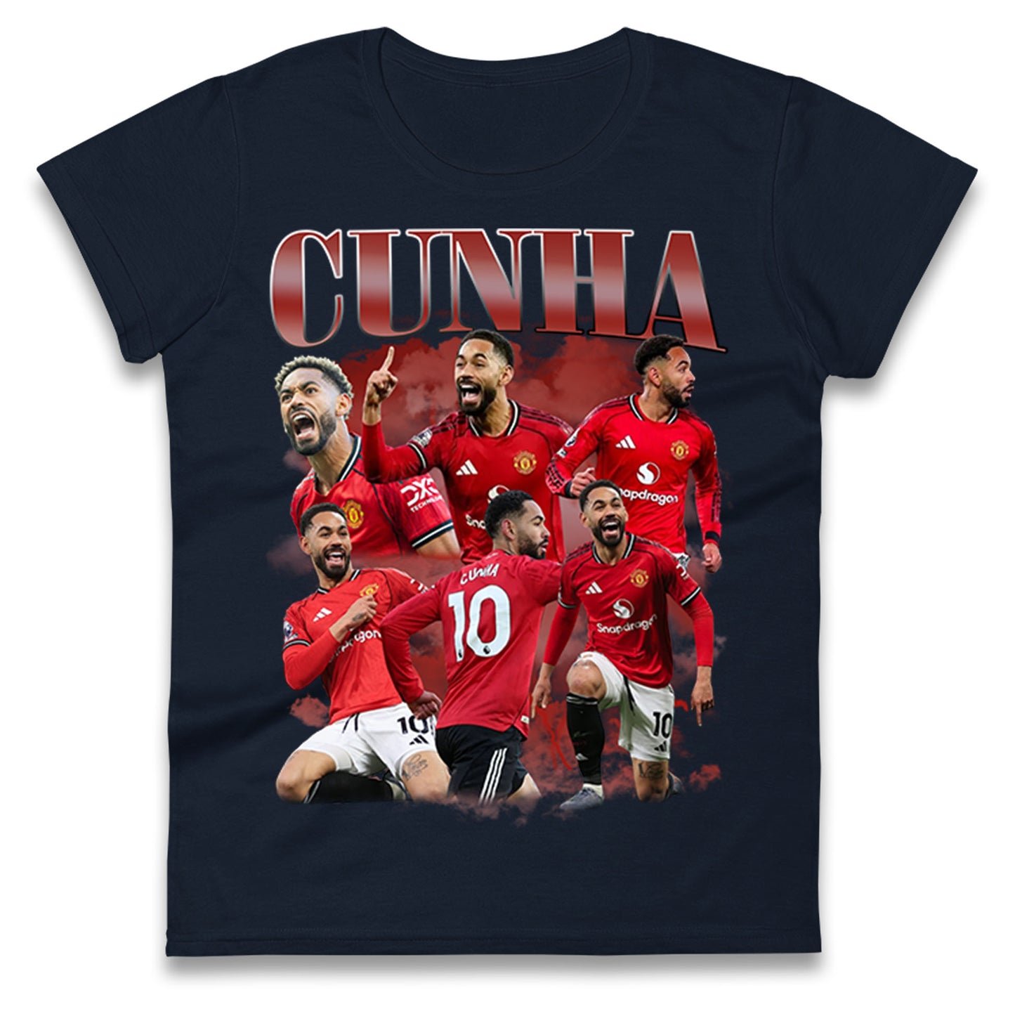 Matheus Cunha Manchester United Ladies T Shirt