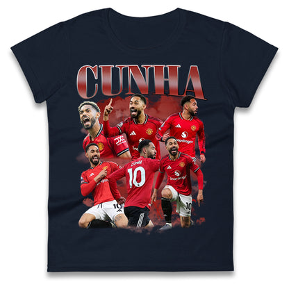 Matheus Cunha Manchester United Ladies T Shirt