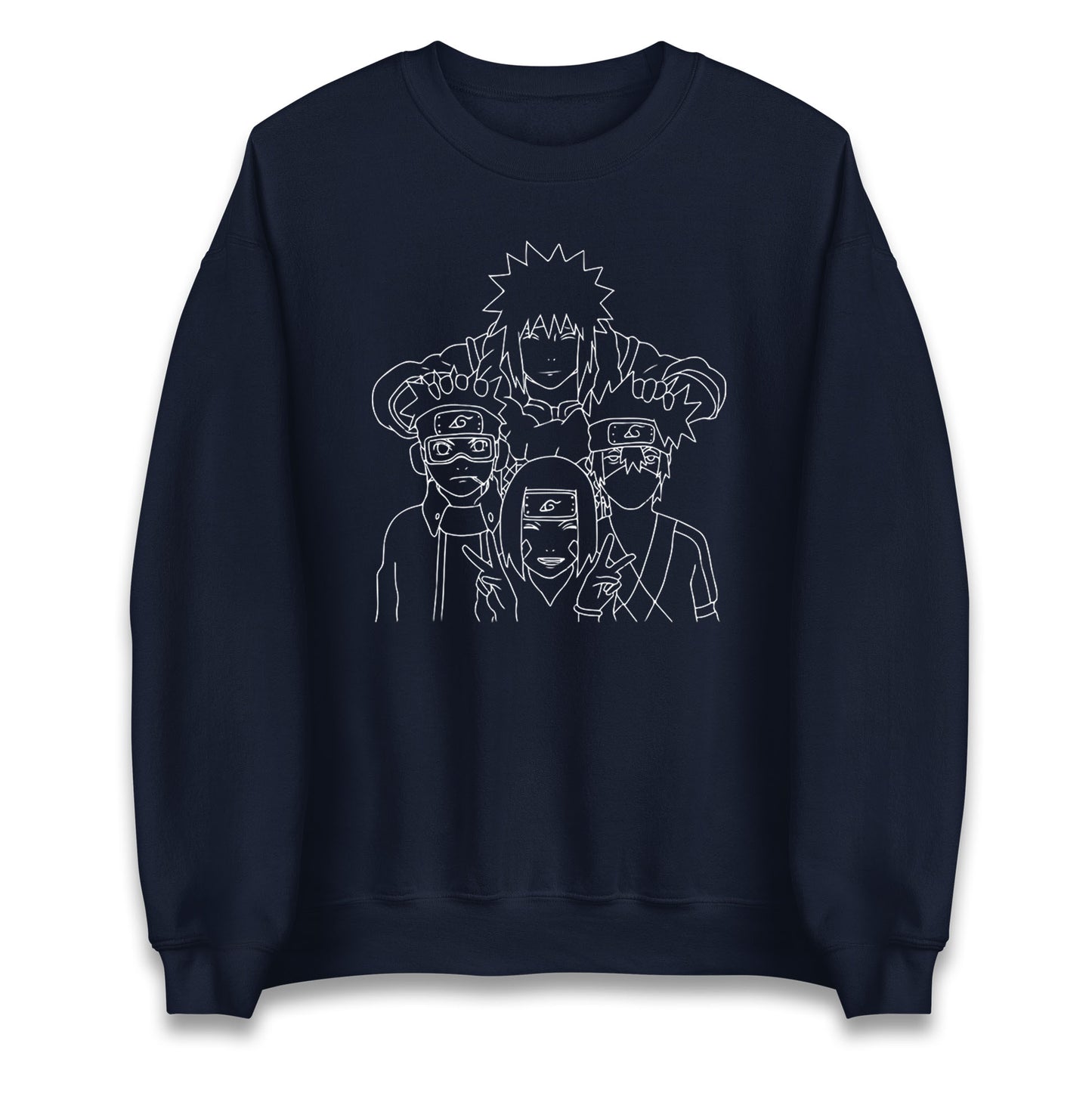 Naruto Shippuden Sweatshirt Minato Namikaze Kakashi Hatake Obito Uchiha Rin Nohara Top