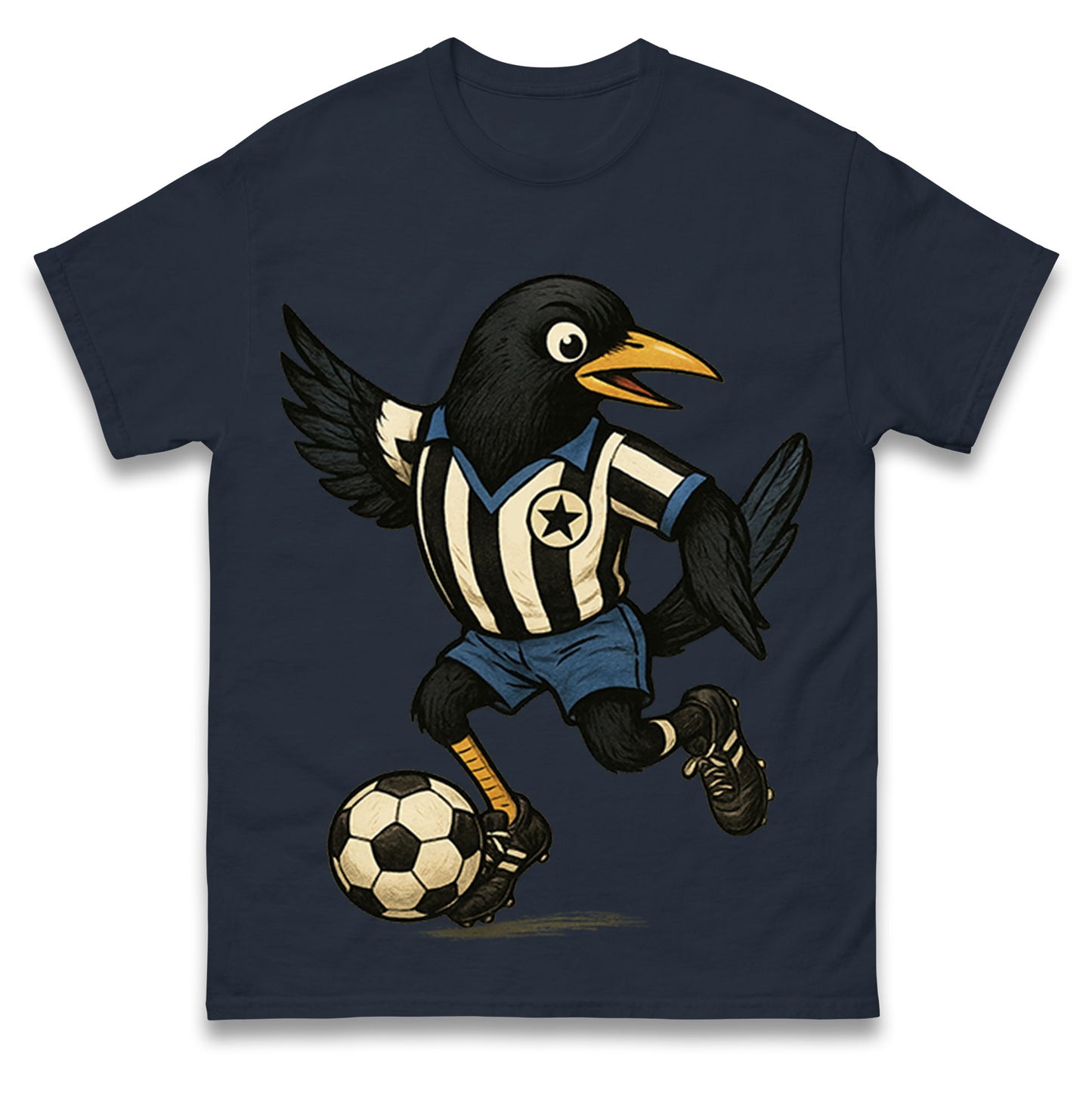 Retro Newcastle United Football T Shirt
