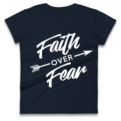 Faith Over Fear Womens Tee Top