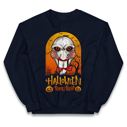 Billy The Puppet Saw Halloween Kids Jumper
