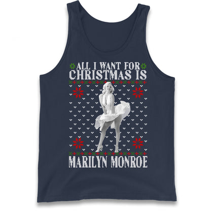 marilyn monroe christmas tank top