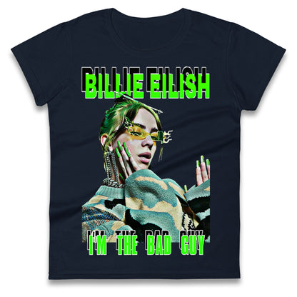 Billie Eilish Singer Ladies T Shirt