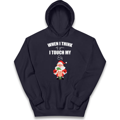 Santa Elf Christmas Kids Hoodie