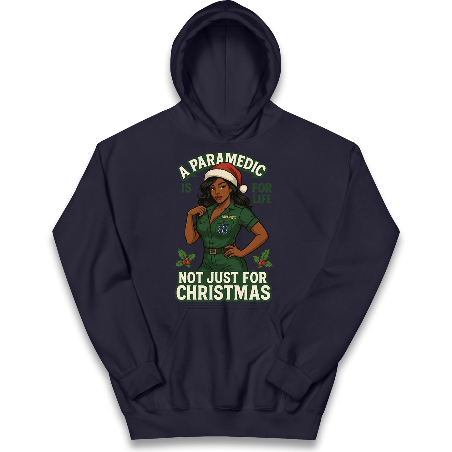 Paramedic Christmas Kids Hoodie