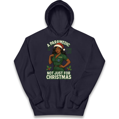 Paramedic Christmas Kids Hoodie