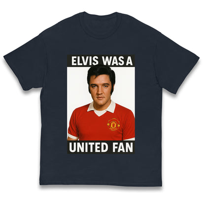 Elvis Presley Mnchester United Kids T Shirt