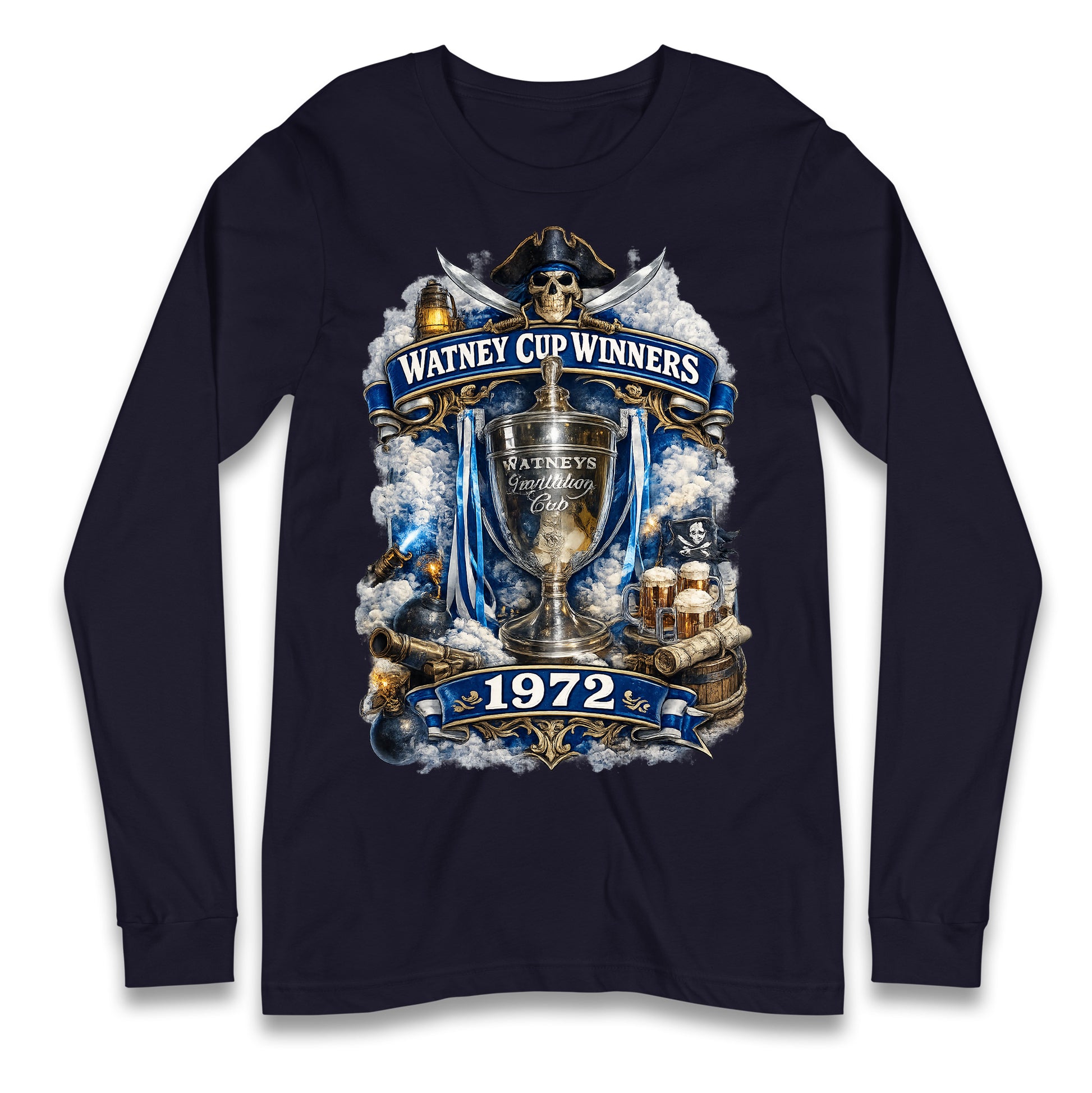 Retro Bristol Rovers Football Longsleeve T Shirt