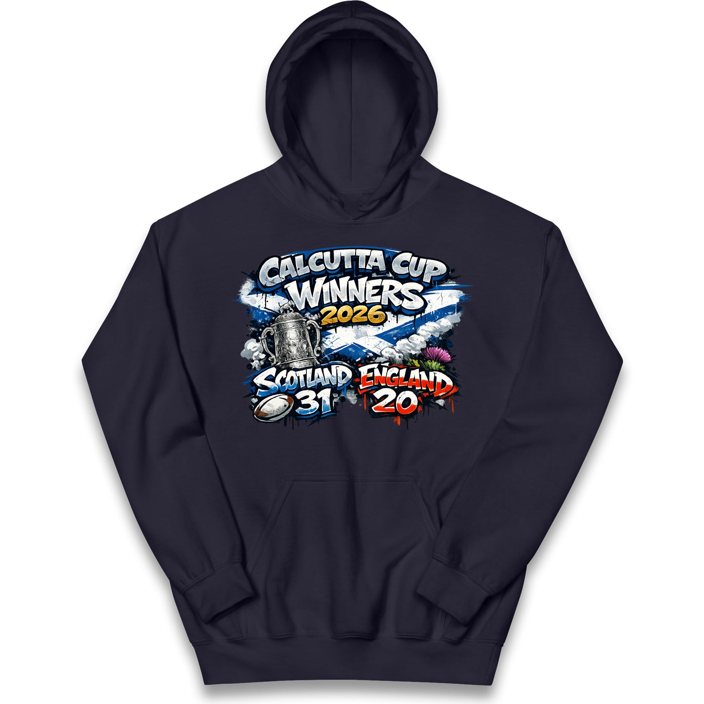 Scotland Calcutta Cup Winners 2026 Kids Hoodie