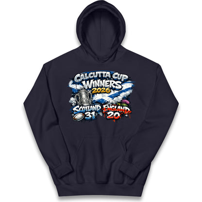 Scotland Calcutta Cup Winners 2026 Kids Hoodie