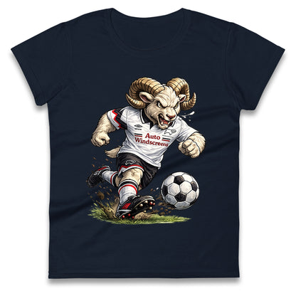 Old School Derby County Ladies T Shirt