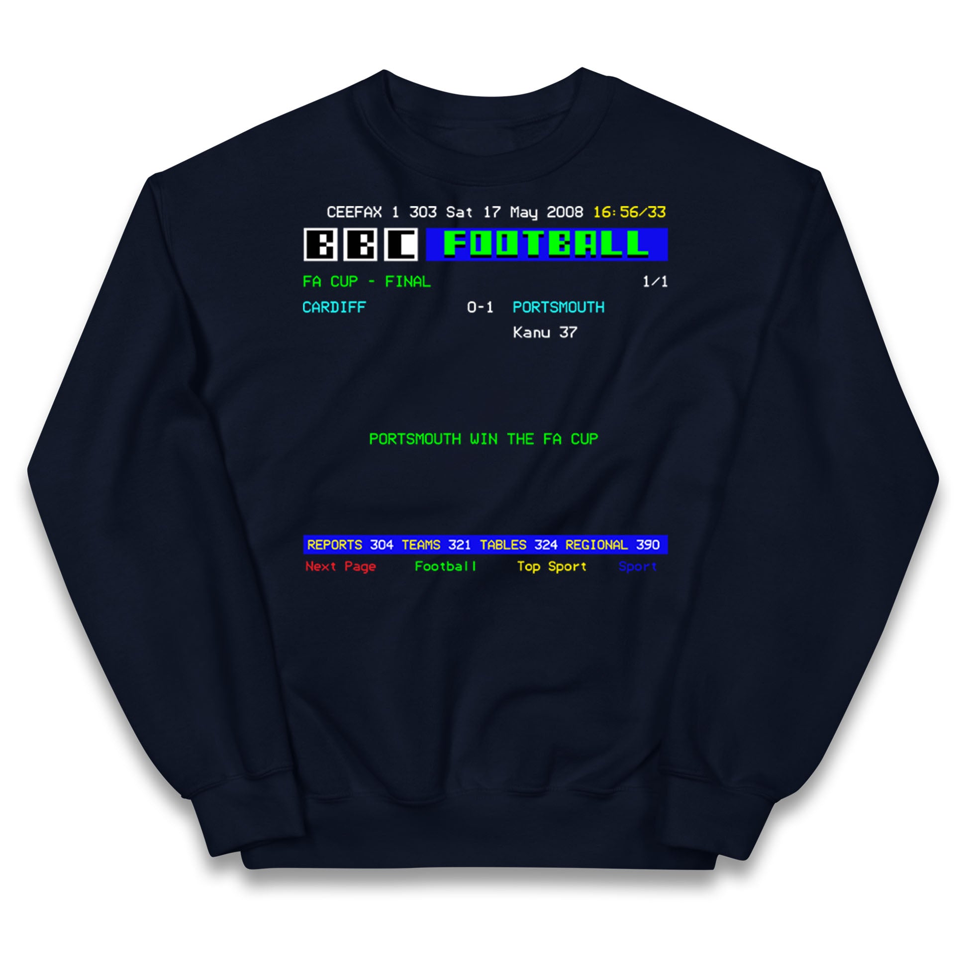 Portsmouth FA Cup Winners 2008 Kids Jumper