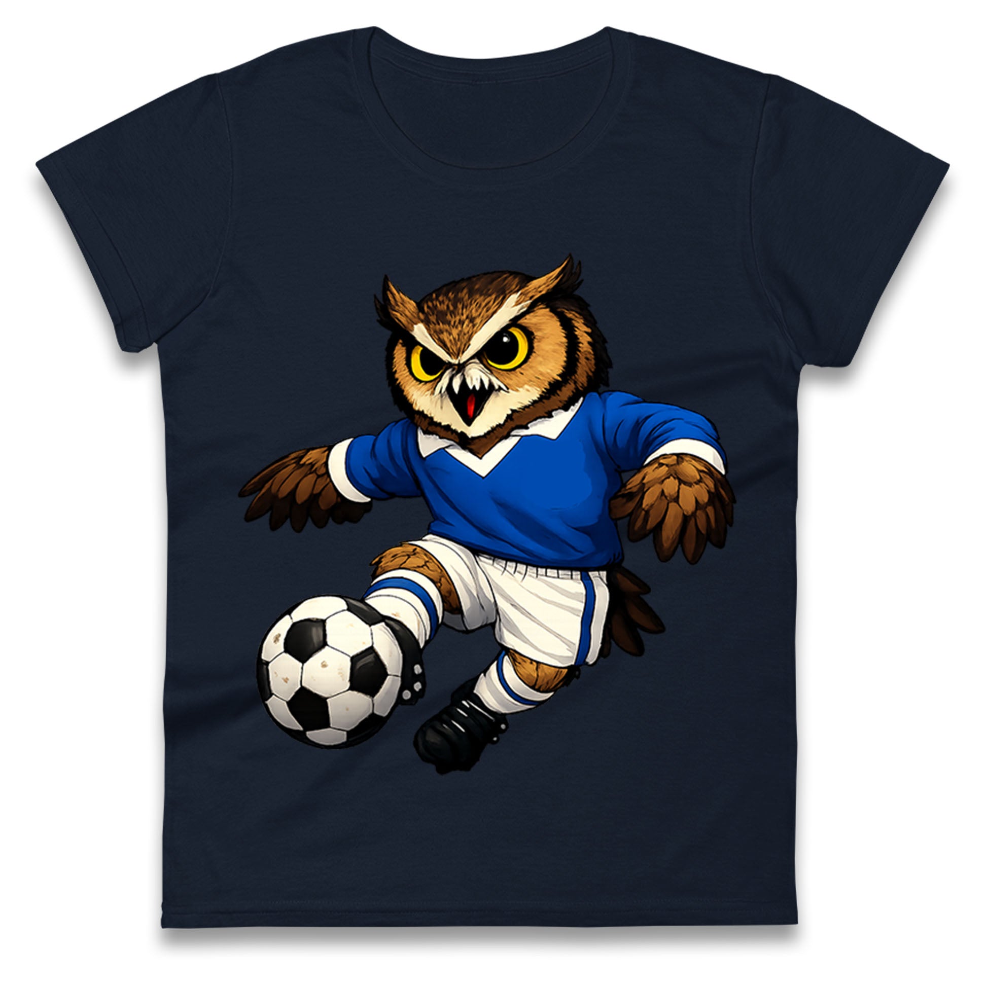 Retro Oldham Football Ladies T Shirt