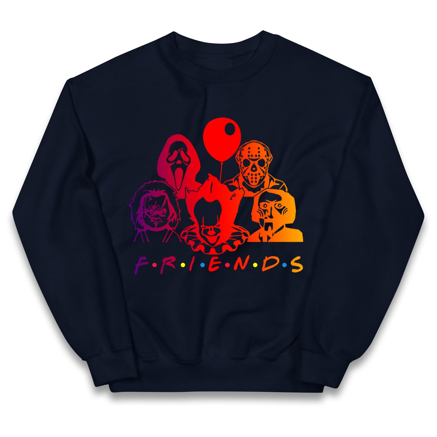 Super Villains Friends Halloween Kids Jumper