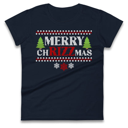 merry christmas tree womens t shirt
