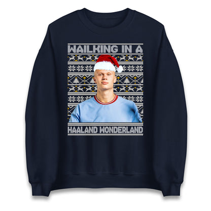 erling haaland christmas sweatshirt
