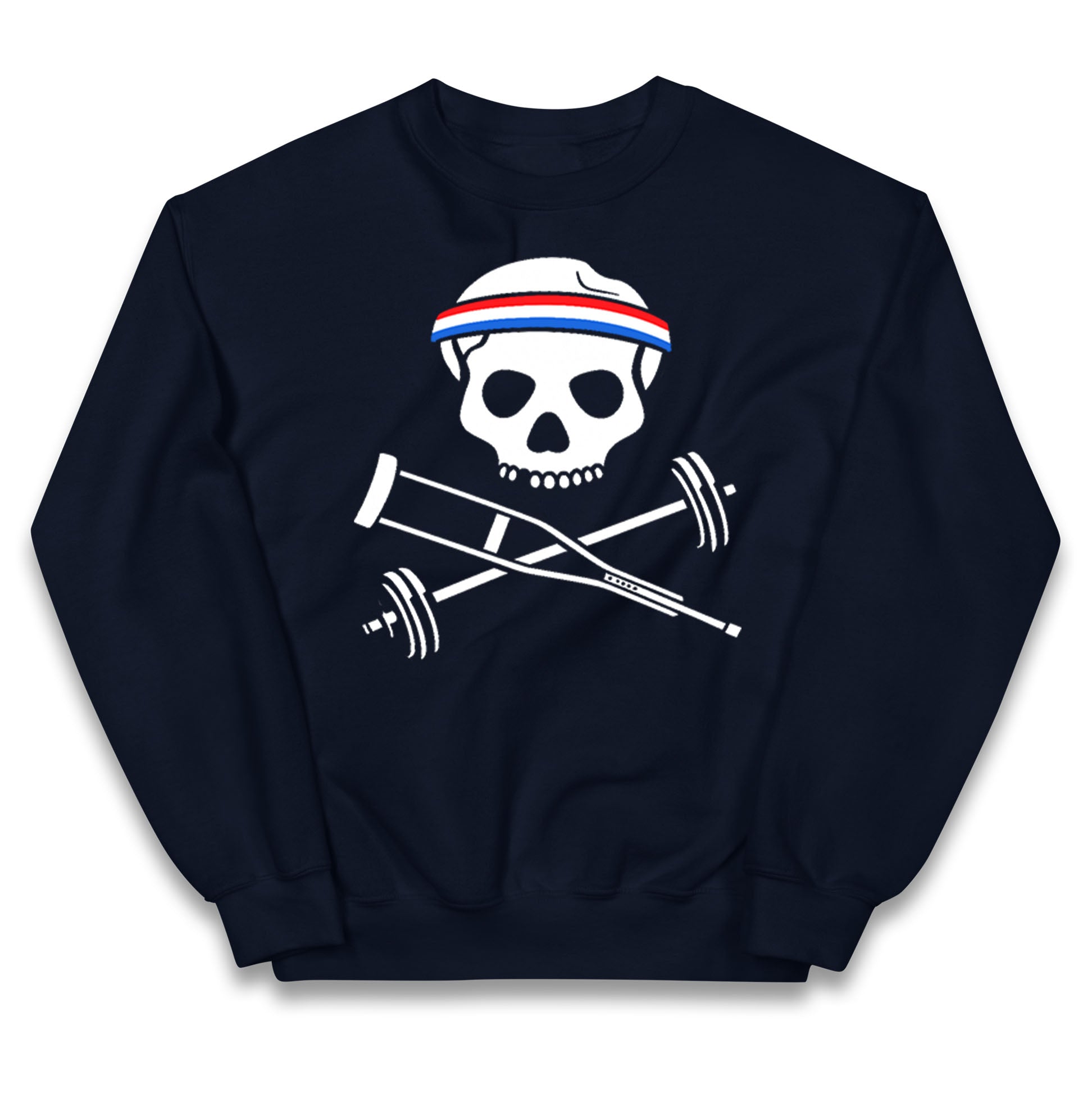 Johnny Knoxville Crutch Barbell and Bones Kids Jumper