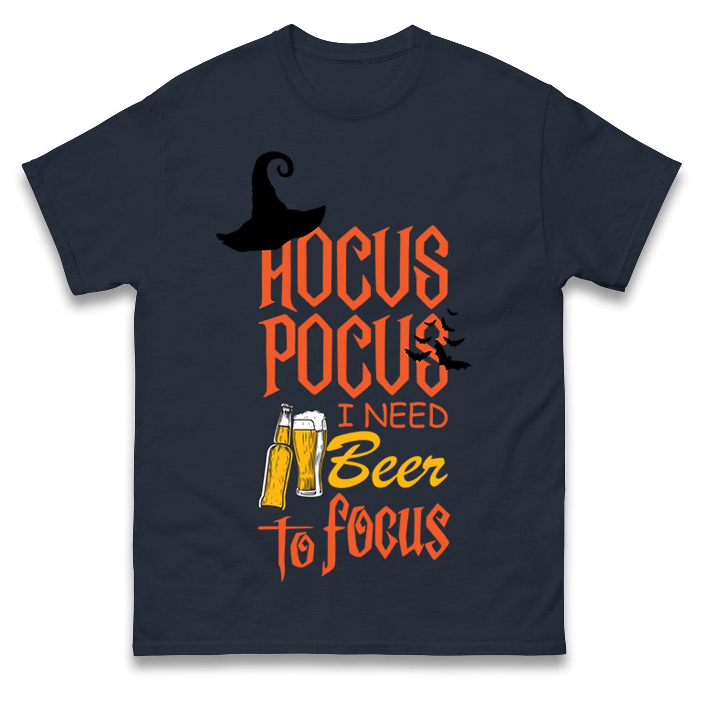 Hocus Pocus I Need Beer To Focus T Shirts
